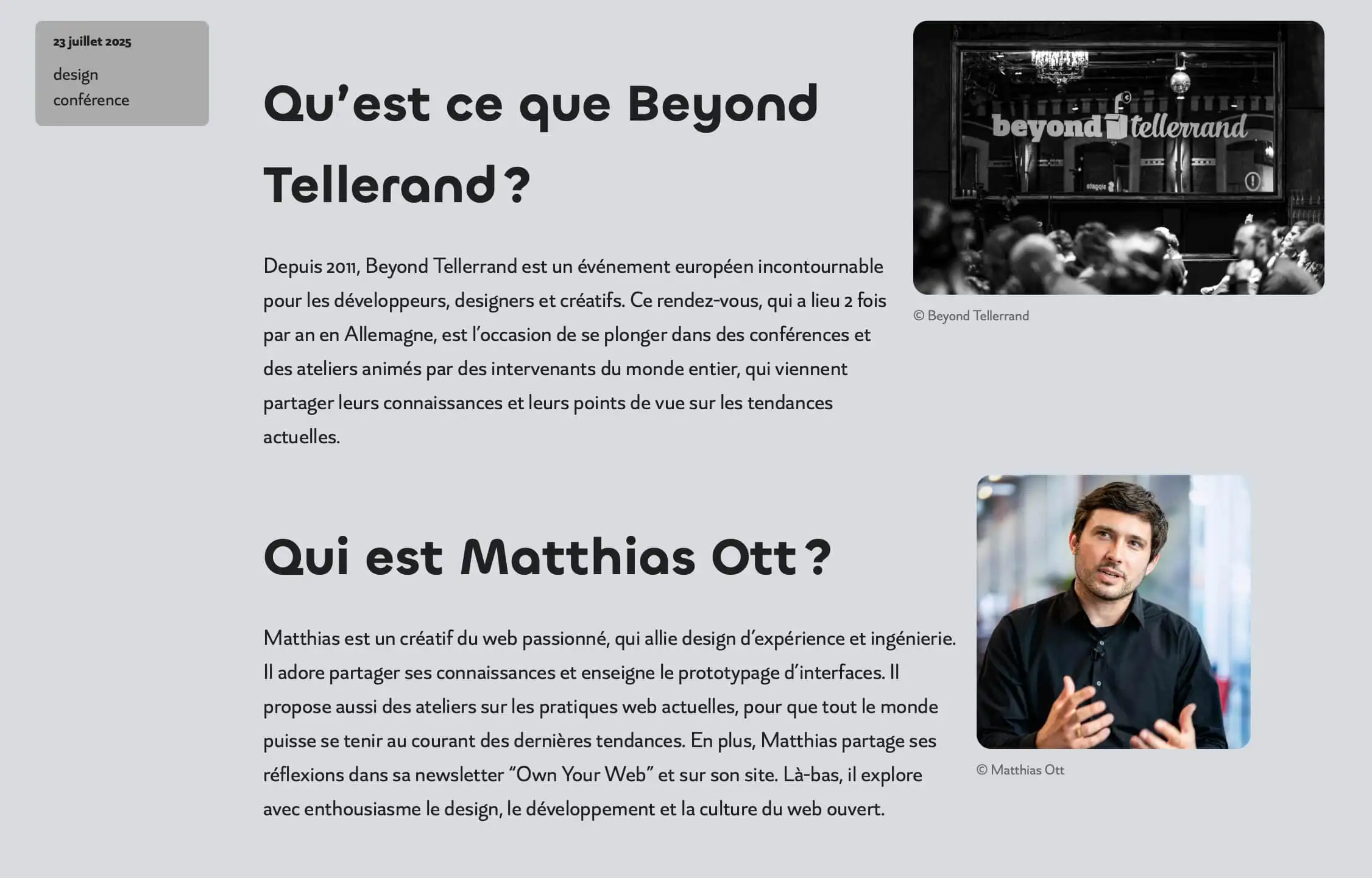 exemple de la grille utilisée dans Pensées