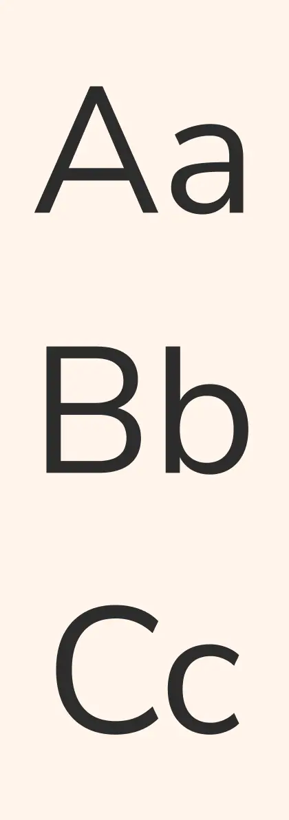 Exemple de la typographie Nunito Sans pour les sous-titres