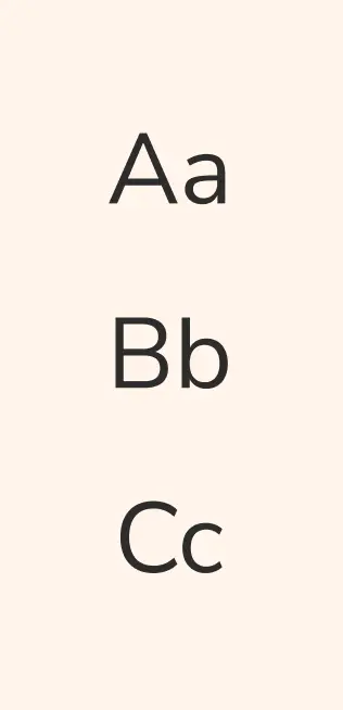 Exemple de la typographie Nunito Sans pour les textes