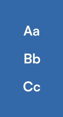 Exemple de la typographie Satoshi pour la nav